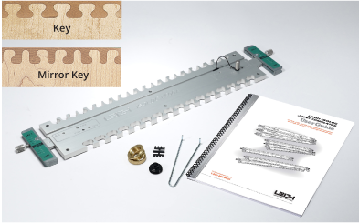 I1600A - Isoloc Template for D1600 Jigs (Key & Mirror Key) - Leigh